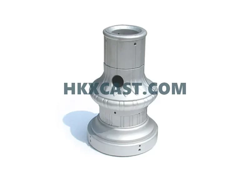 Cast aluminum lamp post